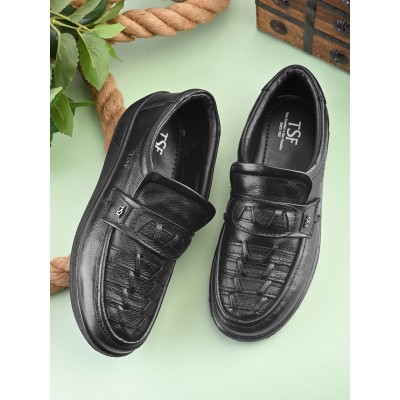 TSF Black Formal Driving Shoes (96712-BLK)